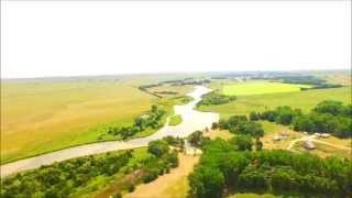 Dji Inspire over the Nebraska Sandhills.