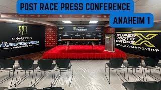 Monster Energy Supercross: Press Conference Round 1 - Anaheim - Jan 11, 2025