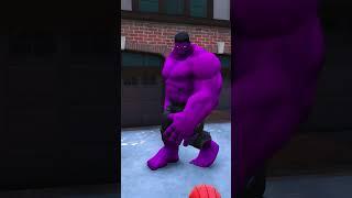 GTA V : SPIDER-MAN SON SAVE BY PINK HULK FROM CRIMINAL VENOM  #shorts