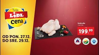 Tvoja Lidl cena! Od ponedeljka 27. decembra u Lidlovoj ponudi