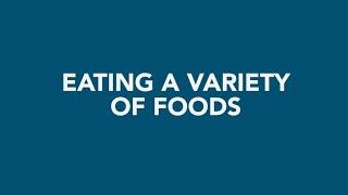 Eating a Variety of Foods