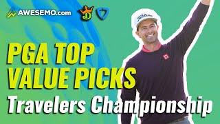 2021 TRAVELERS CHAMPIONSHIP TOP 5 DFS VALUES | DraftKings & FanDuel PGA DFS Picks