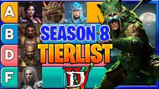 Diablo 4 Season 8 Best Class Tierlist For Push Pit : and Best Builds  From Season 8 Diablo IV PTR