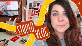  STUDIO VLOG 05  Running my new illustration business + screen printing fail