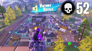 52 Elimination Solo Vs Squads Wins (Fortnite Chapter 6 Season 2 Ps4 Controller Gameplay)