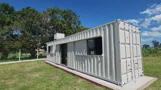 Casa Container com dois dormitórios, 30m2 Entregue em Boituva/SP - Azul Containers ️