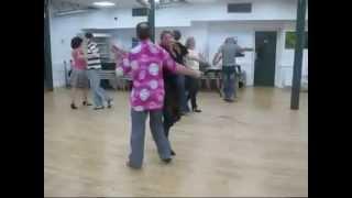 Andy McGregor Teaches Advanced Smooth Jive Lesson at Surbiton Ceroc with Kimbeley Griffin