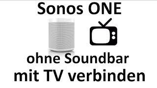Sonos One mit Fernseher verbinden über AirPlay mit iPad Air 4. Gen oder iPad Pro 4. Gen
