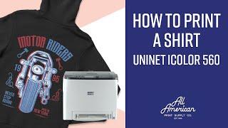 UniNet iColor 560 - How To Print A Shirt - 2 Step Transfer | AA Print Supply