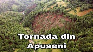 TORNADA DIN APUSENI- FILMARE CU DRONA- IMAGINI INCREDIBILE- AȘA CEVA NU AI VAZUT