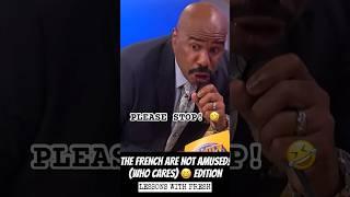 FAMILY FEUD FUN! (FRENCH R  NOT AMUSED!  Edition) FRESH REWIND #comedy #fail #funny #teacher