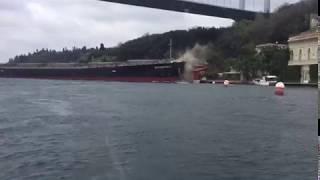 Collision Of Bulk Carrier With Historic Mansion In Bosphorus Strait