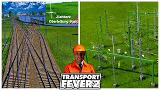 Transport Fever 2 [Modvorstellung] | ZIEHBARE OBERLEITUNG & DB OBERLEITUNSMASTEN