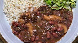 Jamaican Meatless Stew Peas|| Stew Peas W/ Veggie Chunks 