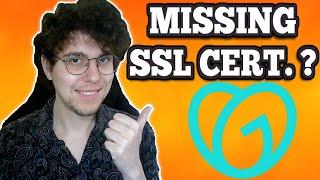 How To Fix Missing SSL Certificates Option In GoDaddy