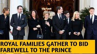 Royal families gathered in Athens to honor the memory of Prince Michael of Greece and Denmark
