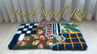 Punch Needle Rug (feat. Pinterest style, Punch Needle clipper)