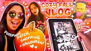 Fall artist diaries  pumpkin patch, comic drawing, & celebrating Halloween 