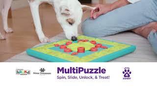 MultiPuzzle Interactive Dog Treat Puzzle Toy | Nina Ottosson