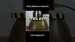 Army Helmet vs Hydrolic