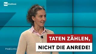 Von Gendern und vermeintlich gerechter Sprache - Myriam Atz Tammerle in „Pro und Contra“