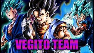 Dragon Ball Legends - Full Vegito Team! Is the Potara Fusion superior?