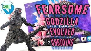 S.H. MonsterArts Godzilla Evolved from Godzilla x Kong the New Empire UNBOXING