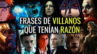 FRASES DE VILLANOS QUE TENÍAN TODA LA RAZÓN | Parte 1 a 14