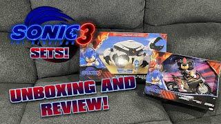 NEW Sonic The Hedgehog 3 Movie SETS (Unboxing and Review!)