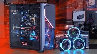 AZZA Inferno 310 + Hurricane RGB Fans = EYE-CATCHER