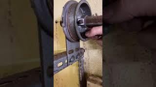 Broken sectional garage door lifting cable (snapped)