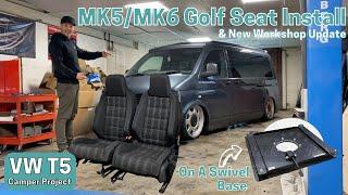 Installing VW Golf GTD Seats - VW T5 Camper Project