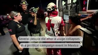 Mexico stage collapse at campaign event kills nine people | REUTERS
