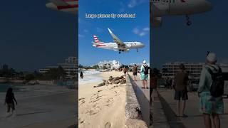 People wait for hours for large planes to blow them around. Maho Bay, St Maarten