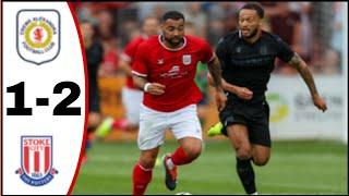 Crewe vs Stoke City Fc (1-2), All Goals Results/Highlights Club Friendly Match Andre Vidigal Goals