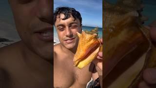 EATING A CONCH