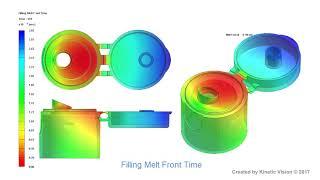 Cap Injection Molding Simulation - Kinetic Vision