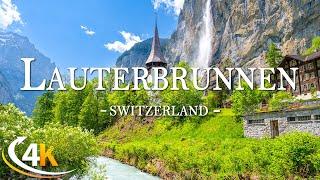 Lauterbrunnen 4K UHD - Enchanting Scenic Relaxation Film With Calming Music - 4K Video Ultra HD