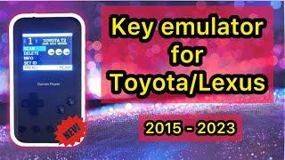 NEW «P33» Key Emulator for Toyota/Lexus 2015 - 2023. Emergency start engine. FULL VERSION.