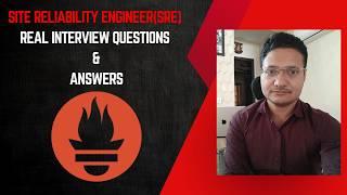 Real SRE (Site Reliability Engineer) Interview Questions & Answers Part 1 | DevOps