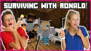 PLAYING MINECRAFT HARDCORD WITH RONALD!