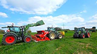 Die Fendt Kartoffelprofis mit Breitreifen am 718 Vario scr  & Grimme Exacta & Fendt 314 & Fendt 310