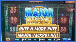 MAJOR JACKPOT!!! ON HUFF N MORE PUFF SLOT MASSIVE WIN!!!!