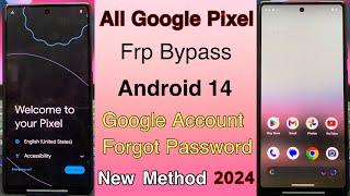 All New Google Pixel Frp Bypass Android 14 | Without Pc | All Google Pixel Frp Unlock 2024