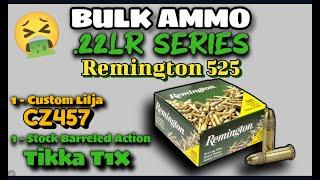 BULK .22LR SERIES - REMINGTON GOLDEN BULLET, Lilja CZ457 and Tikka T1X