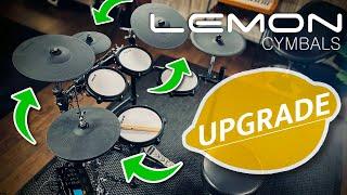 Lemon e-cymbals UPGRADE on NUX DM-310 e-drums + EZ Drummer 3 sounds