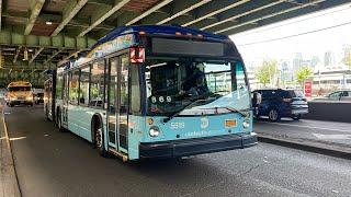 MTA 2018 Nova Bus LFS Artic Bus 5519 Ride Along