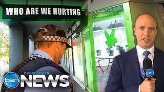 Artists prank Australia on 420 | Ten Eyewitness News | Who are we hurting?