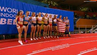 Athletes who Competed in the Women's Pentathlon Wrap Things Up.  Štark Arena, Belgrade, Serbia. 2022