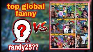 world best fanny player randy25, vs pro enemy reaction || mlbb